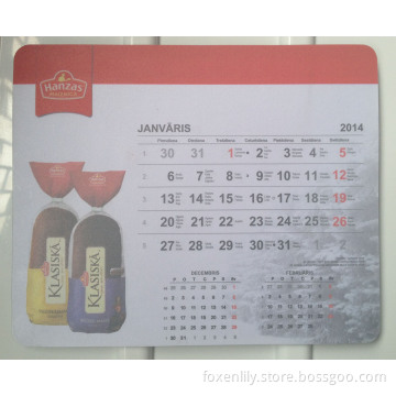 Newly Mouse Pad with Catalogue Calendar Memo Note Printed